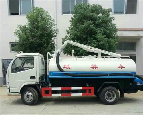 多利卡沼氣池吸糞車圖片，多利卡吸糞車價格表圖片，5方東風國四吸糞車圖片-中科商務網(wǎng)-湖北五環(huán)專用汽車